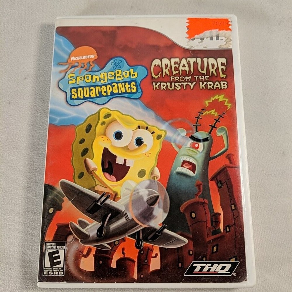 Wii Spongebob Squarepants Creature From The Krusty Krab Nintendo E Nickelodeon